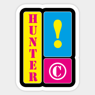 My name is Hunter Sticker